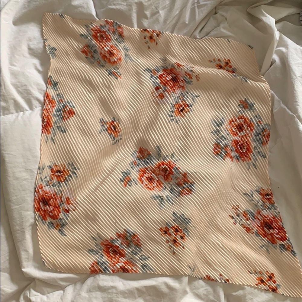 Flowery scarf/bandana